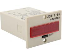 Hamiltion-Compteur Électronique, Jdm11-6h Compteur Électronique À Affichage À 6 Chiffres Pour Le Nombre D'entrées De Signal Ac220v/Dc36v/Dc 24v/Dc 12v