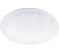 Hamiltion-Connect.Z Lampe De Plafond Led Connectée Totari-Z, Plafonnier Effet Cristal Contrôlable Par Application Et Commande Vocale, Blanc Chaud-Froid, Dimmable, Spot Pour Salle De Bains, Ip44