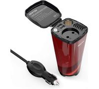 Hamiltion-Convertisseur De Tension Auto En Forme De Tasse 200 W Dc 12 V Vers Ac 230 V Power Inverter Avec 2 Ports Usb, Adaptateur Allume-Cigare