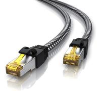 Hamiltion-Csl-Câble Réseau Gigabit Ethernet Lan Cat 7 De 10 M-Gaine En Coton-10 000 Mbit S-Câble Patch-Câble Brut De Catégorie 7 S Ftp Pimf Blindage Avec Connecteur Rj 45-Point D'Accès Modem Switch