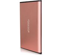 Hamiltion-Disque Dur Externe Portable 250Go - 2.5'' Usb 3.0 Ultra Fin Tout-Aluminium Stockage Hdd Pour Pc, Mac, Tv, Ordinateur De Bureau, Wii U, Windows(Rose Pink)