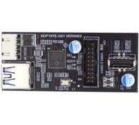 Hamiltion-Double Ports Usb 3.0 19/20 Broches Et Type-E Femelle En-Tête Répartiteur Vers Connecteur De Carte Mère Simple 19/20 Broches Pcba Adaptateur Hub 5 Gbps