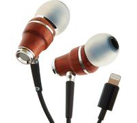 Hamiltion-Ecouteurs Iphone Filaire Certifié Apple Mfi, Fil Lightning Et Microphone, Basses 8 Mm Son 3D En Bois Bubinga, Ecouter Reducteur De Bruit Actif, Contrôle Du Volume Iphone Et Ipad. Nrg