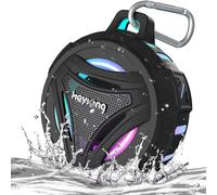 Hamiltion-Enceinte Bluetooth Portable De Douche, Haut Parleur Étanche Ipx7 Avec Son Puissant, Led, Mousqueton, Spectacle De Lumière, Bluetooth Speaker Pour Plage, Piscine, Maison, Fête