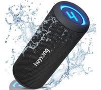 Hamiltion-Enceinte Bluetooth Sans Fil Portable Avec Lumière, Boîte À Musique Étanche 30 W, Son Surround À 360°, Double Pilotes De Basses, Carte Tf, Clé Usb, Pour Camping, Randonnée, Piscine
