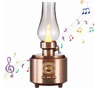 Hamiltion-Enceinte Portable Bluetooth Rétro Kérosène Avec Led,Audio Bluetooth Rétro Portable,Haut Parleur Bluetooth Avec Veilleuse,Des Basses Puissantes,Speaker Bluetooth 5.0 Supporta Tf Card/Aux/Usb
