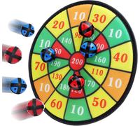 Hamiltion-Fabric Dart Board Game With Balls Using Hook And Loop System Classic Toy And Safe For Kids (Large) Learn How To Play Dart Safely