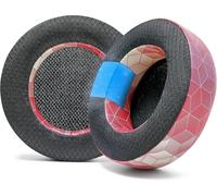 Hamiltion-Freeze Virtuoso-Oreillettes En Gel De Refroidissement En Tissu Hybride Pour Casque De Jeu Corsair Virtuoso Par Wicked Cushions-Épaisseur Et Isolation Acoustique Améliorées Hex Red
