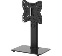 Hamiltion-Gb1005-2, Support Tv Pied Pour Écrans 17-43 Pouces Courbes Plates Plasma Oled Lcd Led, Support Tv De Table Avec Rotation Et Hauteur Réglable, Jusqu'À 30 Kg, Vesa Max 200 X 200 Mm