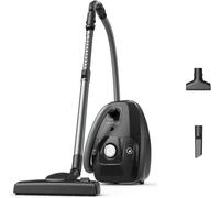 Hamiltion-Green Force Max Silence Aspirateur Avec Sac, 900 W Max, Haute Filtration, Silencieux, Eco-Responsable, Fabriqué En France, Noir/Alu Ro6136Ea