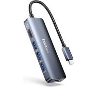 Hamiltion-Hub Usb C Hdmi 4K 60Hz, Adaptateur Usb C Avec 100W Power Delivery, 3 Ports De Données Usb 3.0, Hdmi, 5 In 1 Usb-C Hub Pour Macbook Pro/Air, Ipad Pro/Air/Mini 6, Surface Pro 7/8/9