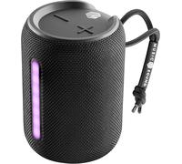 Hamiltion-Hype 10-Enceinte Bluetooth 10W-Lecture De Musique Puissante Et Riche En Basses-Certification Ipx6 Résistant À L'Eau-Avec Lumières Rvb-Temps De Lecture 5 Heures-Noir