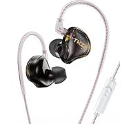 Hamiltion-Iem Ecouteurs Filaire Tkzk Tk01 In Ear Monitor, Écouteurs Câblés Super Basse Avec Câble Amélioré, Écouteurs Sonores Stéréo 1Dd, Écouteurs De Casque Hifi Câblés (Noir, Avec Micro)