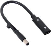 Hamiltion-Jser Câble De Charge Usb-C Femelle Vers Alimentation Cc Pd Pour Ordinateur Portable 18-20 V (7,4 X 5,0 Mm)