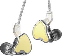 Hamiltion-Kbear Kb2208 Écouteurs Filaires, Écouteurs Intra-Auriculaires Iem Légers Avec Câbles Amovibles À 2 Broches, Suppression Du Bruit Pour La Musique Et Le Sport (Doré, Sans Microphone)