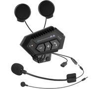 Hamiltion-Kit Main Libre Moto, Bt12B V5.0 Hi-Fi Kit Bluetooth Casque Moto, Casque Bluetooth De Moto Bt Casque Haut-Parleurs Soutien Appels Mains Libres (2000 Mah)