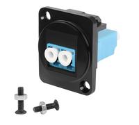 Hamiltion-Lc Fibre Panneau Montage Adaptateur Lc Optique Fibre Adaptateur Coupleur Module, Panneau Xlr/D Panneau Montage, Pour Optique Fibre Réseaux Communication, Lan, Résea Intégré Câblage