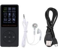 Hamiltion-Lecteur De Musique Mp3 Mp4 Lecteur De Musique Hifi Mp3 Sport Lecteur De Musique Mp4 Usb2.0 Avec Écran Tft Couleur Portable(Noir)