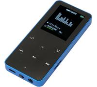 Hamiltion-Lecteur Mp3 8G Avec Bluetooth, Lecteur De Musique Ultra Fin À Écran De 1,8 Pouces Avec Lecture Vidéo, Lecteur Mp4 Portable Sans Perte De Réduction Du Bruit Avec Dictionnaire De (Bleu)