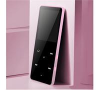 Hamiltion-Lecteur Mp3, Bluetooth 5.0 Écran 1,8 Pouces Lecteur Mp4, 8 Go De Mémoire 128 Go Lecteur De Musique Portable Extensible Prise En Charge De L'Enregistrement De Jeu Film De Livre (Rose)