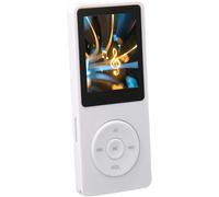 Hamiltion-Lecteur Mp3, Écran 1,8 Pouces, Mémoire 8 Go, Lecteur Mp4 Extensible 64 Go, Lecture De 30 Heures, Lecteur De Musique Mp3, Prise En De La Radio Fm, Jeux D'Enregistrement, (Blanc)