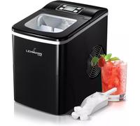 Hamiltion-Lhoim-1222 Machine À Glaçons 2l, 9 Glaçons En 6-12 Minutes, 2 Dimensions Des Glacons, 12 Kg/24h, Nettoyage Automatique, Fabrique A Glacons Idéal Pour La Cuisine, Le Bar Et Les Fêtes