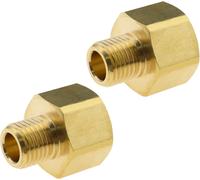 Hamiltion-Lot De 2 Adaptateurs De Nettoyeur Haute Pression - 14 Mm - Mâle Vers 22 Mm Femelle - En Laiton - Pour Nettoyeur Haute Pression - Conduite D'Eau 4500 Psi