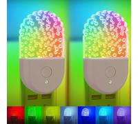 Hamiltion-Lot De 2 Lampes De Nuit À Intensité Variable-1 W-Lumière Douce-Prise De Courant Avec Capteur Crépusculaire-Idéal Pour La Cuisine,La Chambre À Coucher,Le Couloir,Les Escaliers (Prise