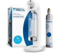 Hamiltion-Machine À Eau Pétillante Sodaone Noire-Inclus 1X Bouteille En Pet (1L) Et 1X Cylindre De Co2 Pour Gazéifier Votre Eau À La Maison