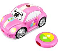 Hamiltion-Maisto France-Véhicule Bébé Rc Ma 1Ere Coccinelle Radiocommandée, 92003R Version Rose