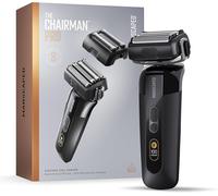 Hamiltion-Manscapedthe Chairman¿ Pro Men¿S Foil Shaver - Two Interchangeable Blade Heads, Skinsafefour-Blade Foil & Stubble Trimmer, Face Shaver With Usb-C & Wireless Compatible Charging, Travel Lock