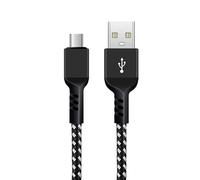 Hamiltion-Mce483 Usb Zu Microusb-Kabel Usb Ladekabel 2M Fast Charge 5V/2.4A Datenkabel Schnellladekabel High Speed Nylon Geflochten Anschlusskabel Datenübertragung (Usb Zu Microusb 2M)
