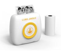 Hamiltion-Mini Imprimante Photo Imprimante Thermique Bluetooth Imprimante Sans Encre Por Table Imprimante Téléphone Intelligent De Poche Imprimante Multifonction Petite Taille Noir Et Blanc Imprimant