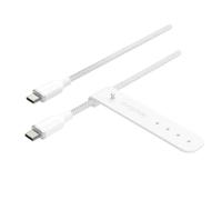 Hamiltion-Mophie Chargestream Câble De Chargement Usb-C Vers Usb-C Câble 3 Mètres, Charge Rapide, Robuste, Tressé, Blanc