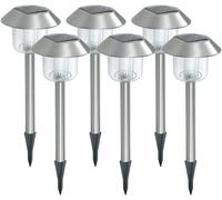 Hamiltion-Pack6so1017 -Pack6so1017-Pack De 6 Balises Solaires-Led-Rvb-Autonomie 8 H-Ip44-Blanc, Blanc
