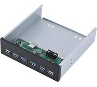 Hamiltion-Panneau Frontal, Front Panel Connector Avec 2 Ports Usb 2.0 + 4 Ports Usb3.0, 19 Pin Vers 6 Interfaces Usb Hub