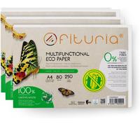 Hamiltion-Papel Reciclado A4 De 80gr,250 Folios 100% Fabricado Con Papel Reciclado,Paquete De Papel Reciclado De Hojas Din A4,Color Natural Apto Para Impresora Laser E Inkjet-(3 Paquetes)