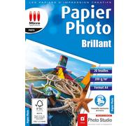 Hamiltion-Papier Photo-Papier Photo A4-Feuille A4-Papier Imprimante-Tirage Photo-Papier Impression Photo-Eco Pack Feuilles Papier Photo Brillant A4-200 G/M² Papier Certifié Fsc-20 Feuilles