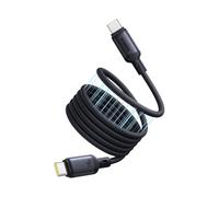 Hamiltion-Picogo Câble Magnétique Usb C 240 W Enroulé Pd 5A Qc 4.0 Charge Rapide Usb C Vers Usb C Câble De Charge En Silicone Liquide Pour Iphone 16 15 Pro Samsung Galaxy Pixel Ipad Pro Macbook Air