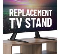 Hamiltion-Pieds Tv De Rechange Pour Écrans Jusqu'À 65"" ¿ Support Tv Pliable Avec Matériel, Patins Antidérapants Et Anti-Rayures ¿ Pieds Tv Faciles À Installer En 3 Étapes Avec Large Compatibilité Ves