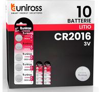Hamiltion-Pile Batterie Bouton Cr2016 Lithium 3 V Au Lithium Longue Durée De Conservation De Charge Jusqu'À 5 Ans Sans Mercure Et Cadmium-2 Ampoules De 5 Piles