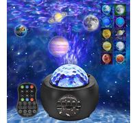 Hamiltion-Projecteur Ciel Etoile Noel Veilleuse Enfants Led Étoile Projection Lampe Projecteur Galaxie Avec Télécommande Minuterie Enceinte Musicale Lecteur Pour Noël Fête New Year Anniversaire Chamb