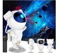 Hamiltion-Projecteur De Galaxie Astronaute Starry Sky Night Light,Projecteur D'Étoile D'Astronaute Avec Nébuleuse,Minuterie Et Télécommande,Lampe Étoilée Pour Chambre À Coucher