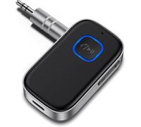 Hamiltion-Récepteur Bluetooth 5.0, Adaptateur Bluetooth Voiture 3.5Mm Aux Jack Transmetteur Bluetooth Voiture Avec Sans Fil Réduction Du Bruit Pour Écouteurs Portables Haut-Parleurs Chaîne Stéréo