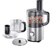 Hamiltion-Robot De Cuisine [Multifonction: Hache/Coupe/Râpe] Compact Home (Design Peu Encombrant, 2 Vitesses, Fonction Pulse, Bol De 1,2 L, Accessoires Lavables Au Lave-Vaisselle) 25280-56
