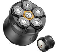 Hamiltion-Singhere Rasoir Tete Chauve Homme, Rechargeable Sans Fil Tondeuse Cheveux Hommes, Utilisation Humide Et Sèche Skull Shaver, Rasoir Électrique À Tête Flexible 6D Avec Tête De Lame Magnétique