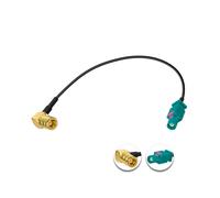 Hamiltion-Smb Femelle À Angle Droit Vers Fakra Z Mâle Câble D'Extension 6In/15Cm Universum Fakra Plug Vers Smb Socket Adaptateur D'Antenne Rg174 Type Z Câble