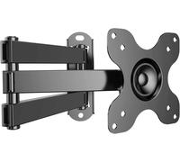 Hamiltion-Support Murale Tv Pour Téléviseurs 10-30 Pouces -Inclinable Rotatifs Et Rallonges De 35 Cm-Convient Aux Tvs Plats Et Courbés Jusqu'À 15 Kgvesa 100X100 / 75X75Mm