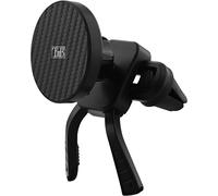 Hamiltion-T¿Nb Support De Téléphone Pour Grille D'aération, Accroche Magnétique, Finition Premium Avec Design Carbone, Fixation Grille D'aération Dernière Génération, Uholdairmag ¿ Noir