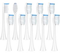Hamiltion-Têtes De Brosse De Rechange, Compatibles Avec Les Brosses À Dents Tristan Auron, Compatibles Avec La Classe Business (Blanc)